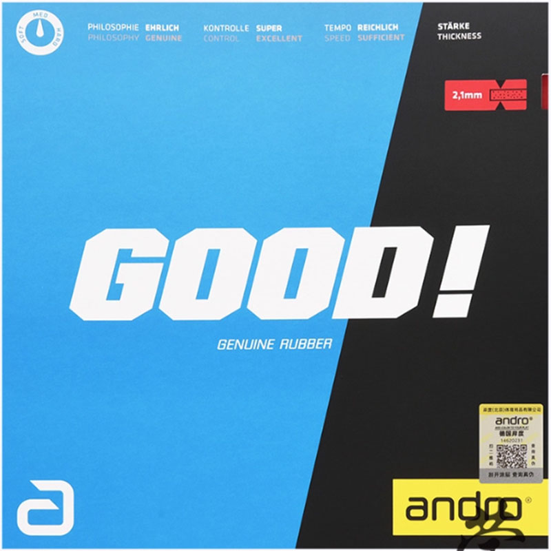 Table Tennis Market - Andro GOOD Table Tennis Rubber Non