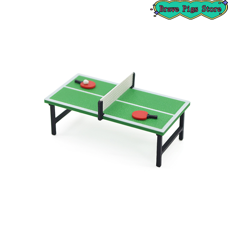 Table Tennis Market - 1:12 Miniature Table Tennis Racket Model