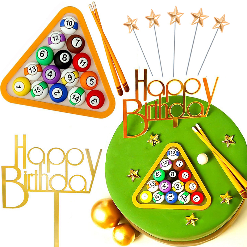 Table Tennis Market - Billiard Ball Cake Decoration Boy Kid