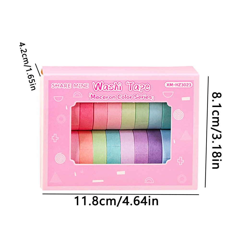 20 Roll Washi Tape Set Diamond - Edge Tape Roll review and price
