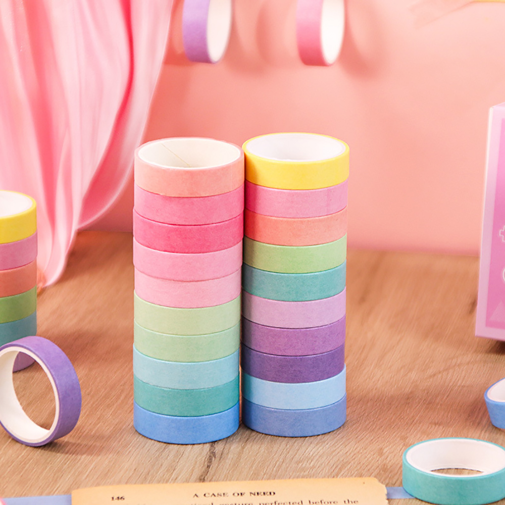20 Roll Washi Tape Set Diamond - Edge Tape Roll review and price