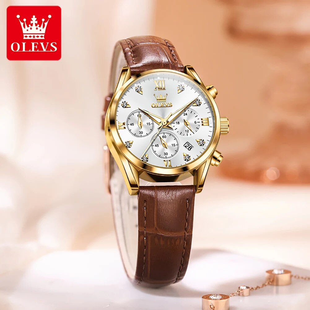 OLEVS 5523 Women's Watches Lea - Edge Tape Roll review and price