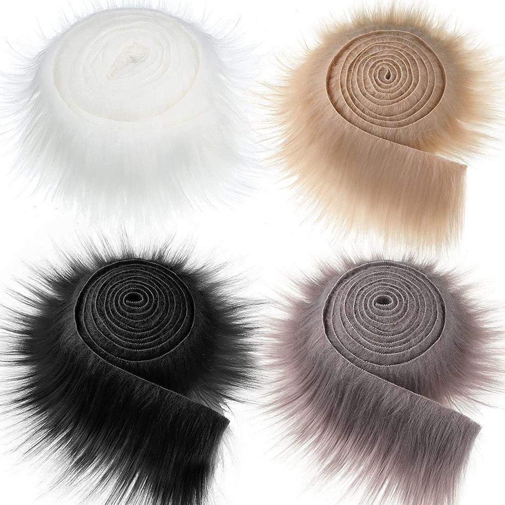 Muiltcolor Long Plush Fur  Tri - Edge Tape Roll review and price