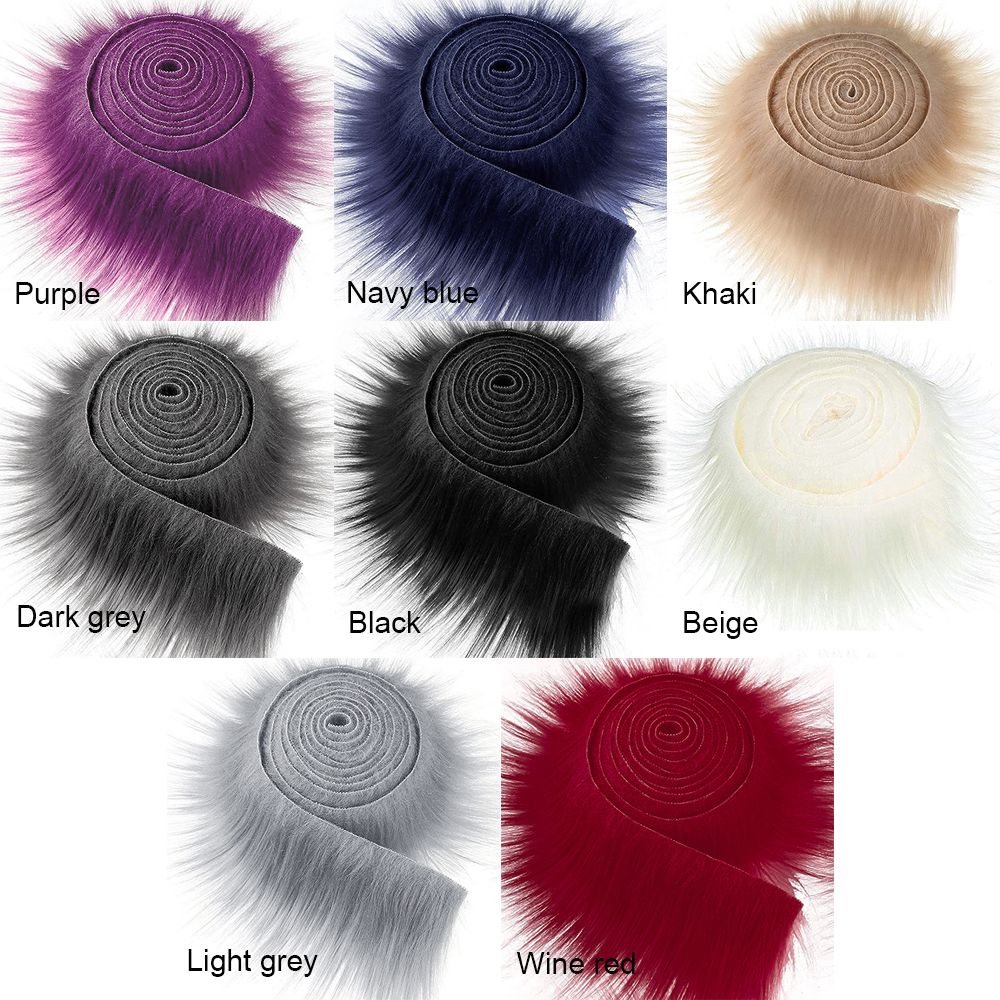 Muiltcolor Long Plush Fur  Tri - Edge Tape Roll review and price
