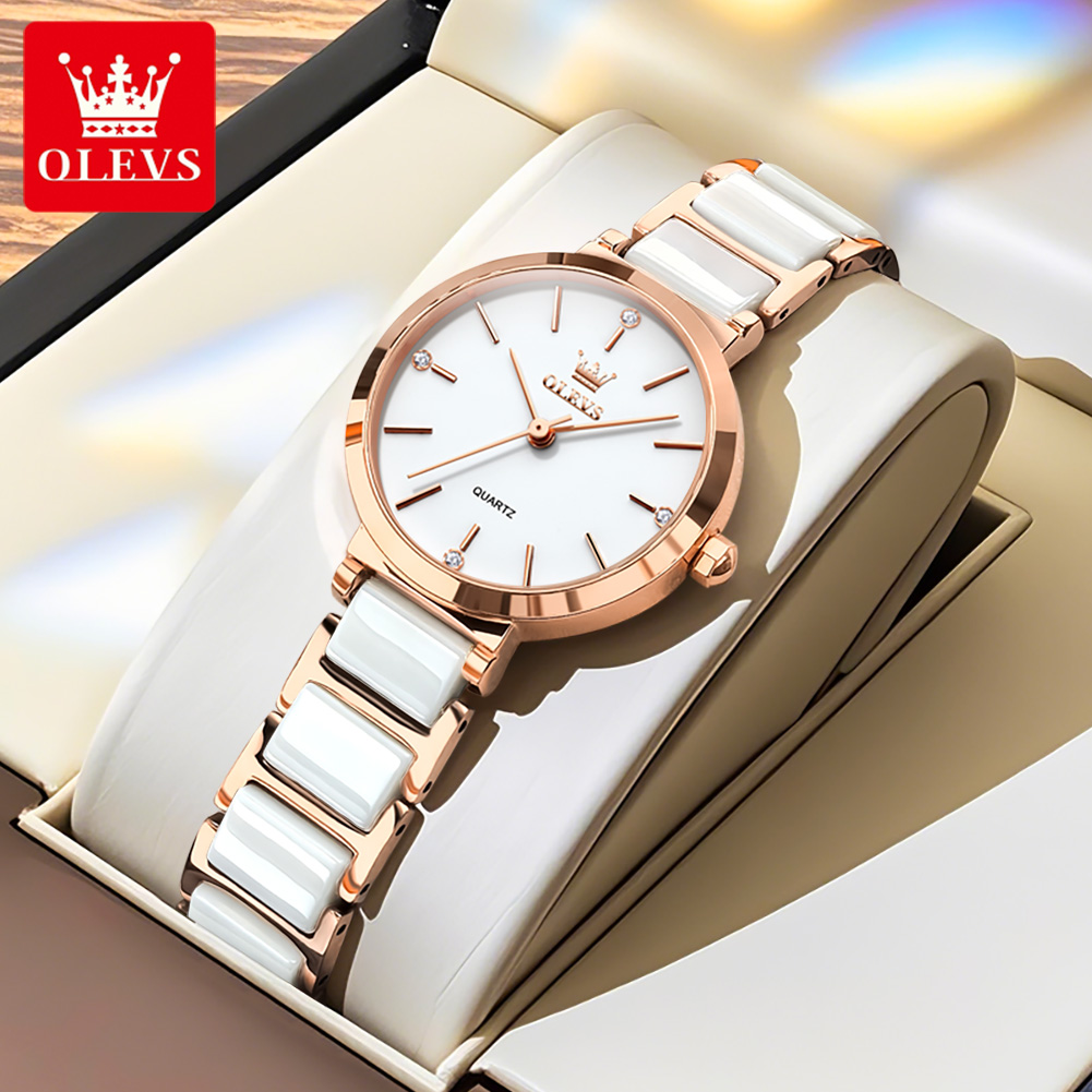 OLEVS Women Watch 5877 Luxury  - Edge Tape Roll review and price