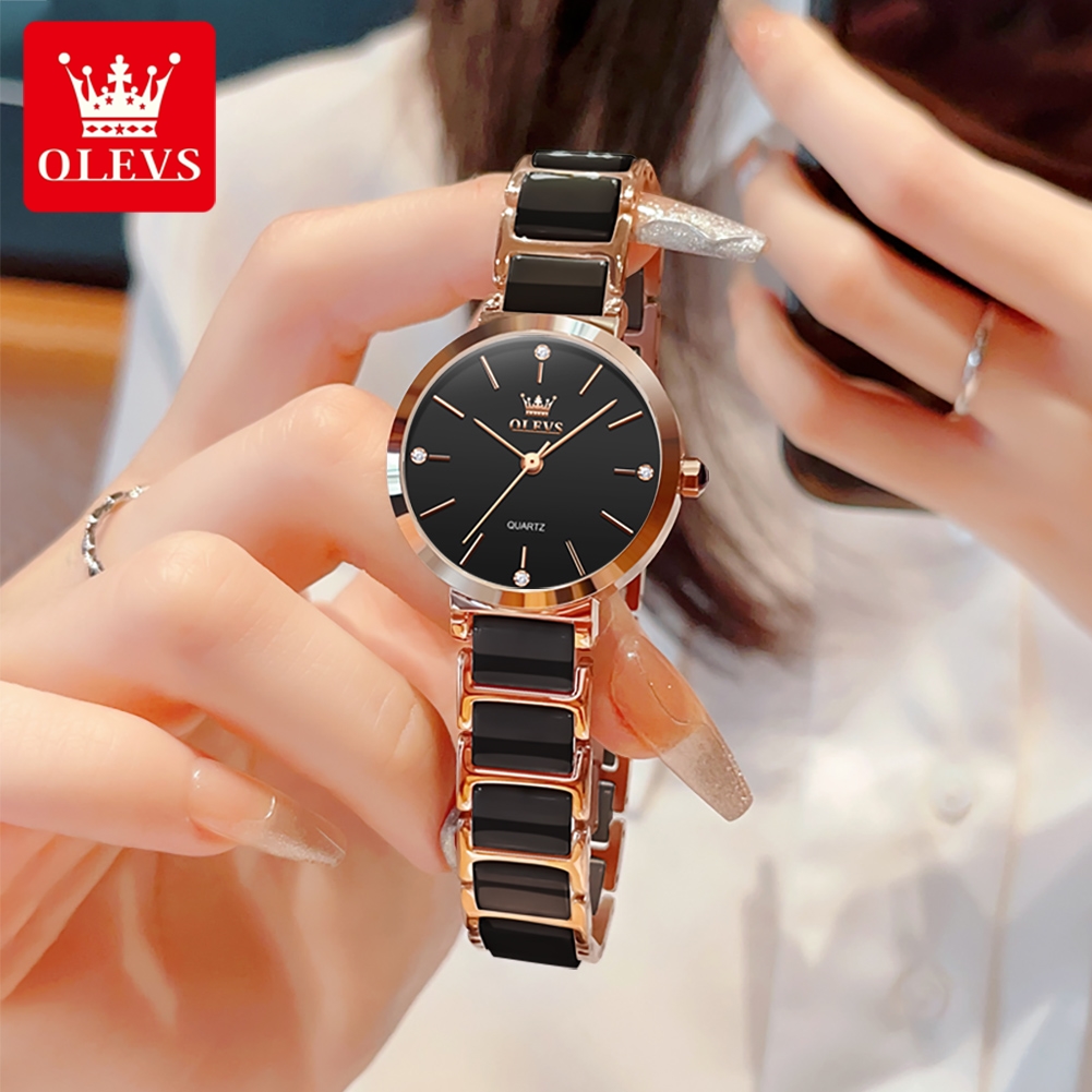 OLEVS Women Watch 5877 Luxury  - Edge Tape Roll review and price