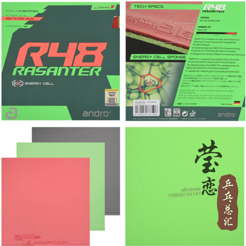 Andro Rasanter R45 47 50 C45 4 - Table Tennis Market review and price