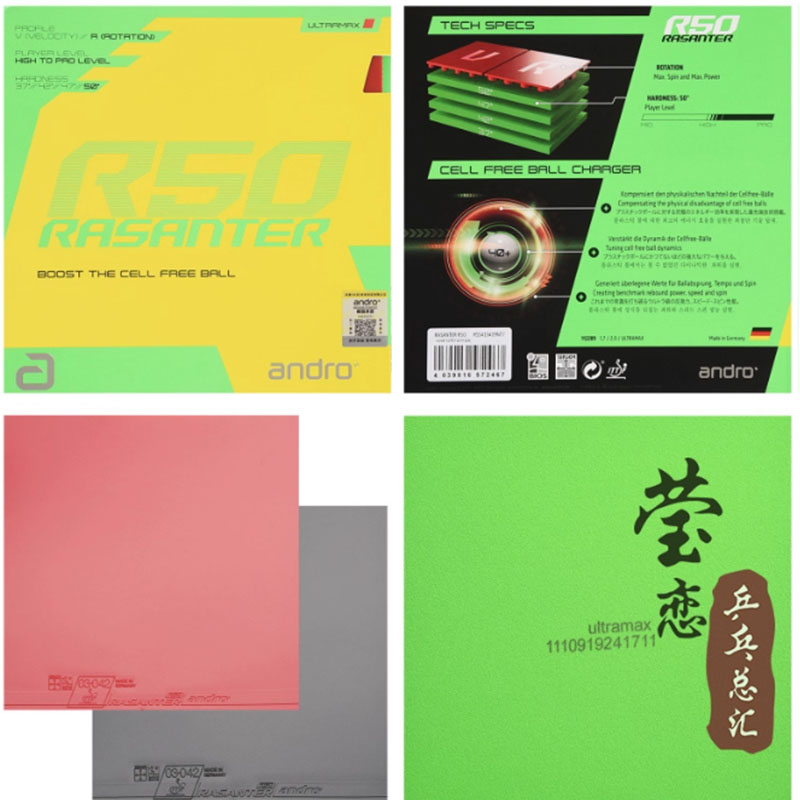 Andro Rasanter R45 47 50 C45 4 - Table Tennis Market review and price