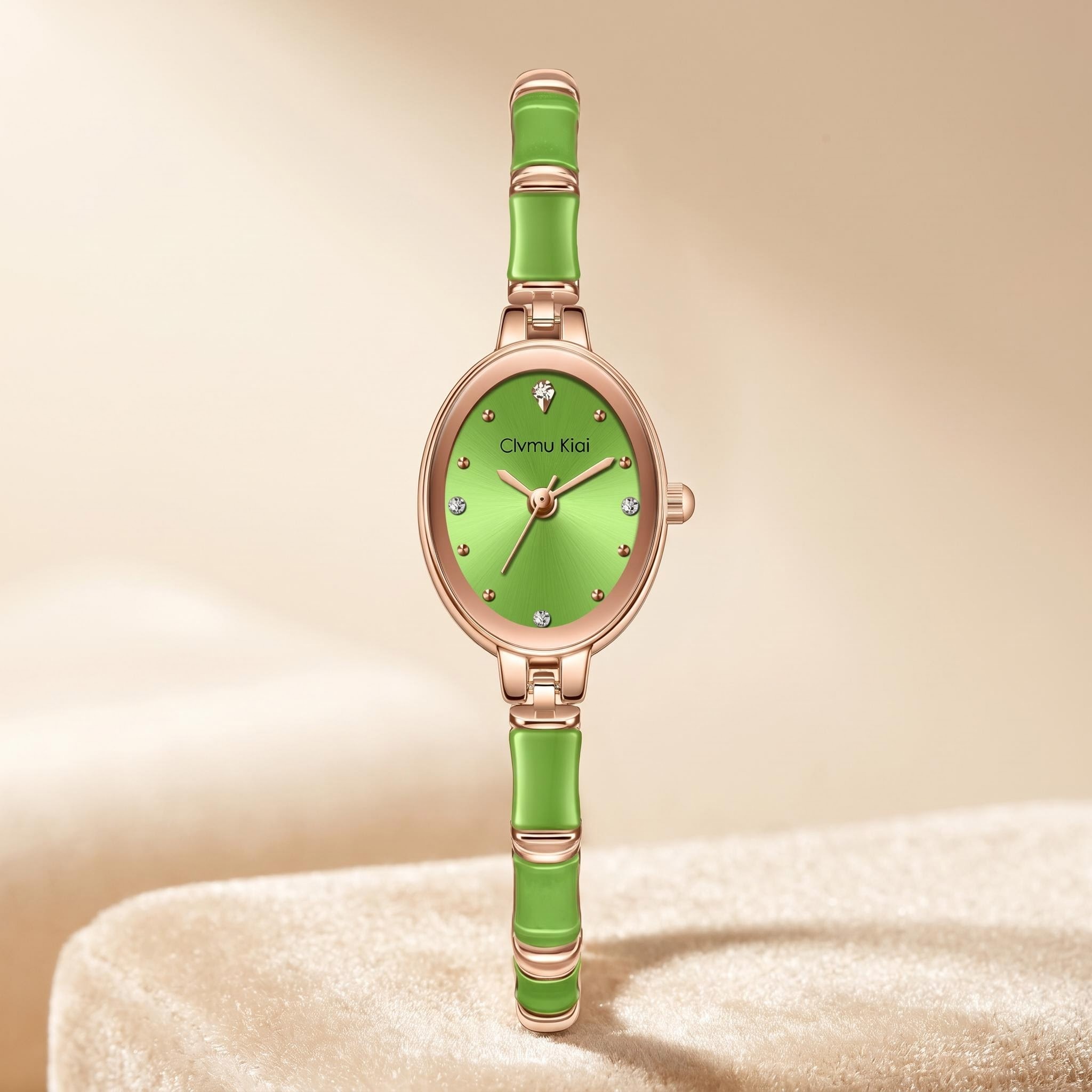 Lady's green quartz watch with - Edge Tape Roll review and price