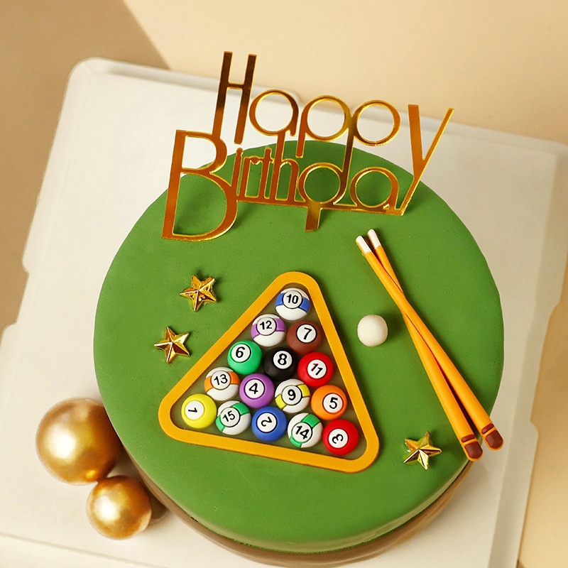 Billiard Ball Cake Decoration  - Table Tennis Market review and price