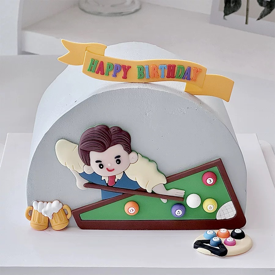 Billiard Cake Birthday Decorat - Table Tennis Market review and price
