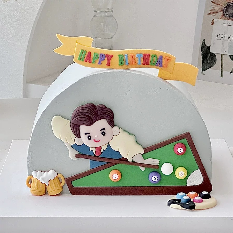 Billiard Cake Birthday Decorat - Table Tennis Market review and price