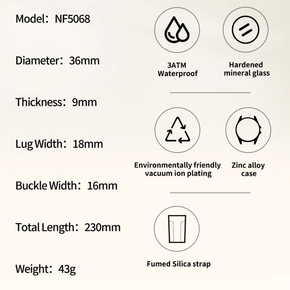 New Style NAVIFORCE Women's Wa - Edge Tape Roll review and price